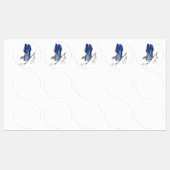 Blaue Jay Etiketten (Blatt)