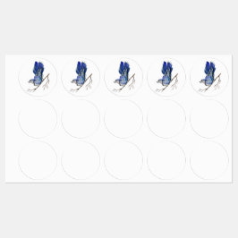 Blaue Jay Etiketten