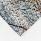 Blaue Jay-Fleece-Decke Fleecedecke (Ecke)