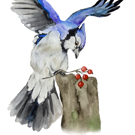 Blaue Jay Getränkeuntersetzer