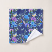 Blaue Jay im Frühjahr Badhandtuch Set (Waschlappen)