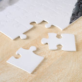 Blaue Jay im Winter Puzzle (Seite)