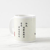 Blaue Jay-Kaffee-Tasse Kaffeetasse (Vorderseite Links)
