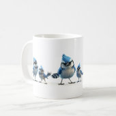 Blaue Jay Kaffeetasse (Vorderseite Links)