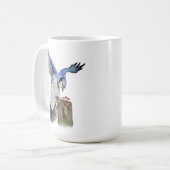 Blaue Jay Kaffeetasse (Vorderseite Links)