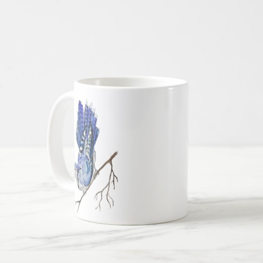Blaue Jay Kaffeetasse (Vorderseite Links)
