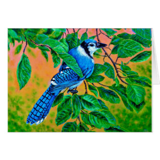 Blaue Jay-Karte