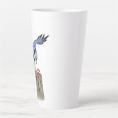 Blaue Jay Milchtasse (Vorderseite)