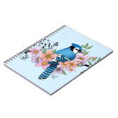 Blaue Jay Notizblock (Linke Seite)