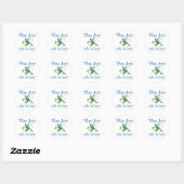 Blaue Jay Runder Aufkleber (Blatt)