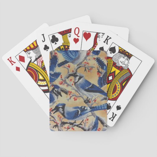 Blaue Jay Spielkarten (Rückseite)