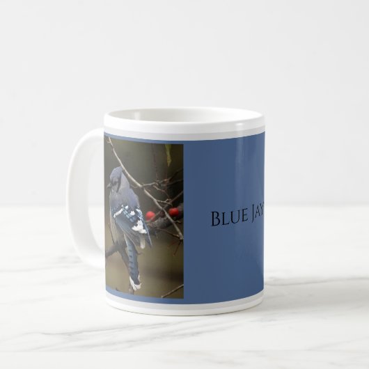 Blaue Jay-Tasse Kaffeetasse (Vorderseite Links)