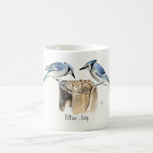 Blaue Jay-Tasse Kaffeetasse
