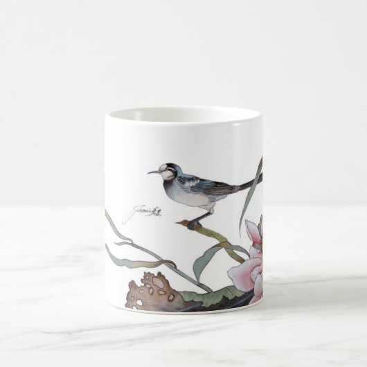 Blaue Jay-Tasse Kaffeetasse (Mittel)