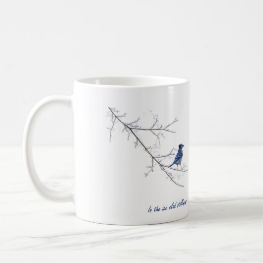 Blaue Jay-Tasse Kaffeetasse (Links)