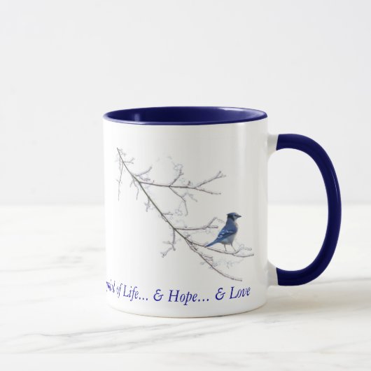 Blaue Jay-Tasse Tasse (Rechts)