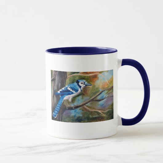 Blaue Jay-Tasse Tasse (Rechts)