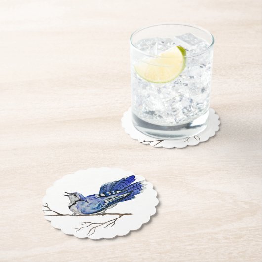 Blaue Jay Untersetzer (Vor Ort)