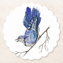 Blaue Jay Untersetzer