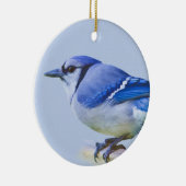 Blaue Jay-Verzierung Keramikornament (Rechts)