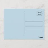 Blaue Jay-Vogel auf Baumzweig Postkarte (Rückseite)