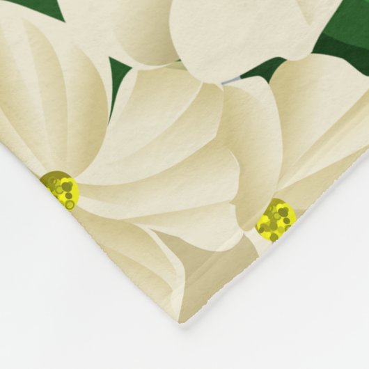 Blaue Jay-Vogel-Kunst auf Geschenken Fleecedecke (Ecke)