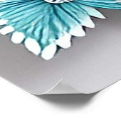 Blaue Jay Vogelpapier Art Poster (Ecke)