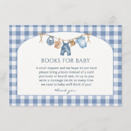 Blaue Jeans-Baby-Party-Cowboy Begleitkarte
