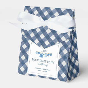 Blaue Jeans-Baby-Party Geschenkschachtel