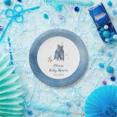 Blaue Jeans-Baby-Party Pappteller (Party)