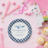 Blaue Jeans-Baby-Party Pappteller (Party)
