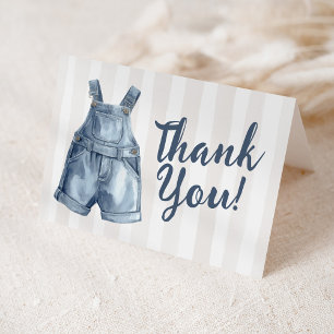Blaue Jeans Baby Shower Blank Dankeskarten Dankeskarte