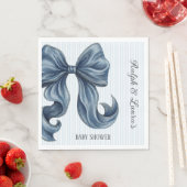 Blaue Jeans Baby Shower Serviette (Beispiel)