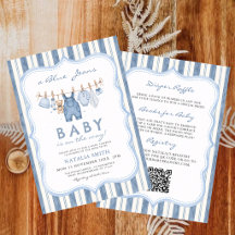 Blaue Jeans-Baby-Wäscheleine Alles-in-Einem-Baby-P