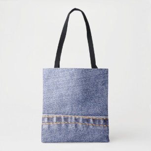 Blaue Jeans: detaillierte Nähtextur. Tasche