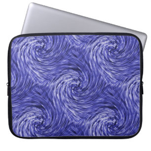 Blaue Jeans-Drehungen....... Laptopschutzhülle