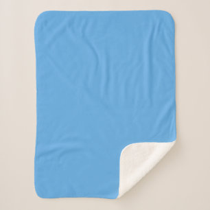 Blaue Jeans (einfarbig) Sherpadecke