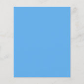 Blaue Jeans (feste Farbe) Flyer (Hinten)
