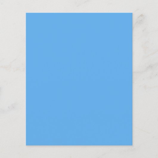 Blaue Jeans (feste Farbe) Flyer (Vorne)