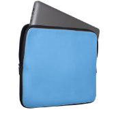 Blaue Jeans (feste Farbe) Laptopschutzhülle (Vorne Rechts)