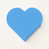 Blaue Jeans (feste Farbe) Notizblock (Rückseite)