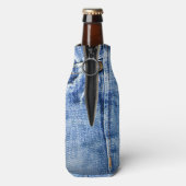 BLAUE JEANS FLASCHENKÜHLER (Flasche Rückseite)