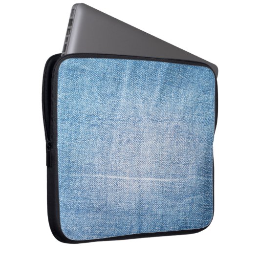 Blaue Jeans Laptopschutzhülle (Vorne Rechts)