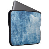 Blaue Jeans Laptopschutzhülle (Vorne Rechts)
