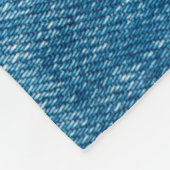 Blaue Jeans nahe sich. Blauer Denim Jean Fleecedecke (Ecke)