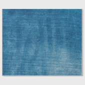 Blaue Jeans nahe sich. Blauer Denim Jean Geschenkpapier (Flach)