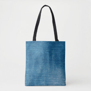 Blaue Jeans nahe sich. Blauer Denim Jean Tasche