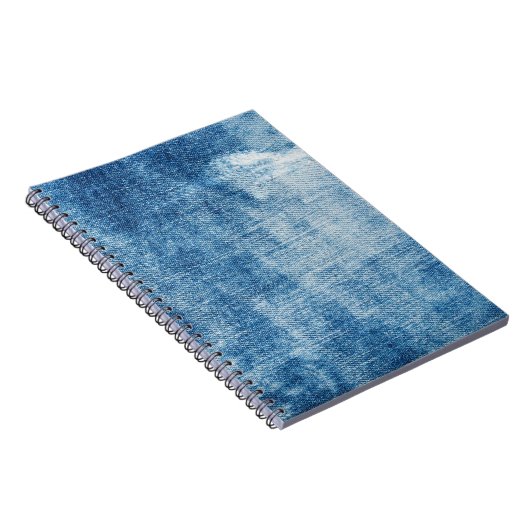 Blaue Jeans Notizblock (Rechte Seite)