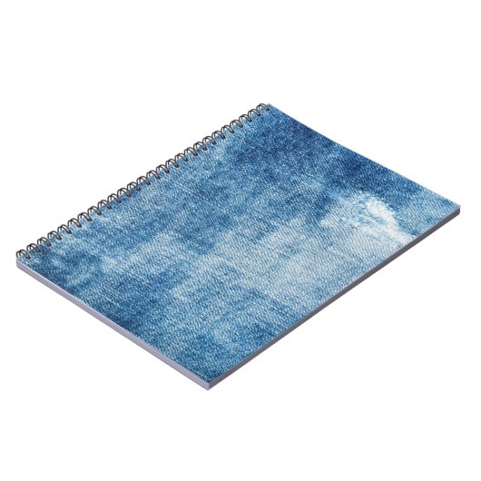 Blaue Jeans Notizblock (Linke Seite)