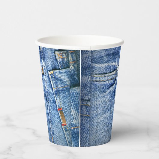 BLAUE JEANS PAPPBECHER (Rechts)